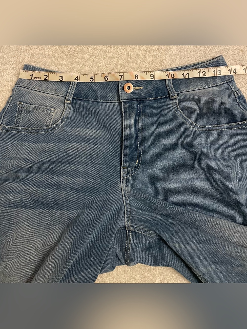 HALARA Blue Spruce Denim Wide-Leg Stretch Jeans - Picture 5 of 8